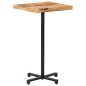 vidaXL Tavolino da Bar Quadrato 60x60x110 cm Legno di Mango Grezzo vidaXL Tavolino da Bar Quadrato 60x60x110 cm Legno di Mango Grezzo