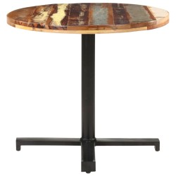 vidaXL Tavolo da Bistrot Rotondo Ø80x75 cm in Massello di Recupero