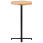 vidaXL Tavolino da Bar Rotondo Ø60x110 cm in Legno di Mango Grezzo