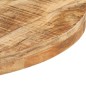 vidaXL Tavolino da Bar Rotondo Ø60x110 cm in Legno di Mango Grezzo