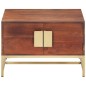 vidaXL Tavolino da Caffè Marrone Miele 67x67x45 cm in Massello Acacia
