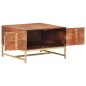 vidaXL Tavolino da Caffè Marrone Miele 67x67x45 cm in Massello Acacia