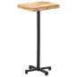 vidaXL Tavolino da Bar Quadrato 50x50x110 cm Legno di Mango Grezzo vidaXL Tavolino da Bar Quadrato 50x50x110 cm Legno di Mango Grezzo
