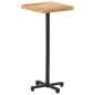 vidaXL Tavolino da Bar Quadrato 50x50x110 cm Legno di Mango Grezzo vidaXL Tavolino da Bar Quadrato 50x50x110 cm Legno di Mango Grezzo