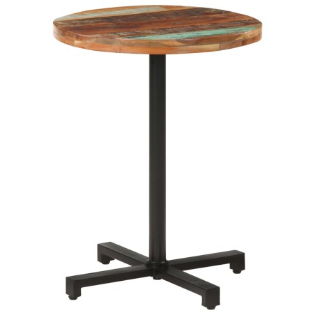 vidaXL Tavolo da Bistrot Rotondo Ø60x75 cm Legno Massello di Recupero