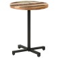 vidaXL Tavolo da Bistrot Rotondo Ø60x75 cm Legno Massello di Recupero vidaXL Tavolo da Bistrot Rotondo Ø60x75 cm Legno Massello di Recupero
