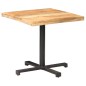 vidaXL Tavolino da Bistrot Quadrato 80x80x75 cm Legno di Mango Grezzo vidaXL Tavolino da Bistrot Quadrato 80x80x75 cm Legno di Mango Grezzo