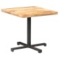 vidaXL Tavolino da Bistrot Quadrato 80x80x75 cm Legno di Mango Grezzo vidaXL Tavolino da Bistrot Quadrato 80x80x75 cm Legno di Mango Grezzo