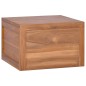 vidaXL Armadietto da Bagno a Parete 45x45x30 cm Legno Massello di Teak vidaXL Armadietto da Bagno a Parete 45x45x30 cm Legno Massello di Teak