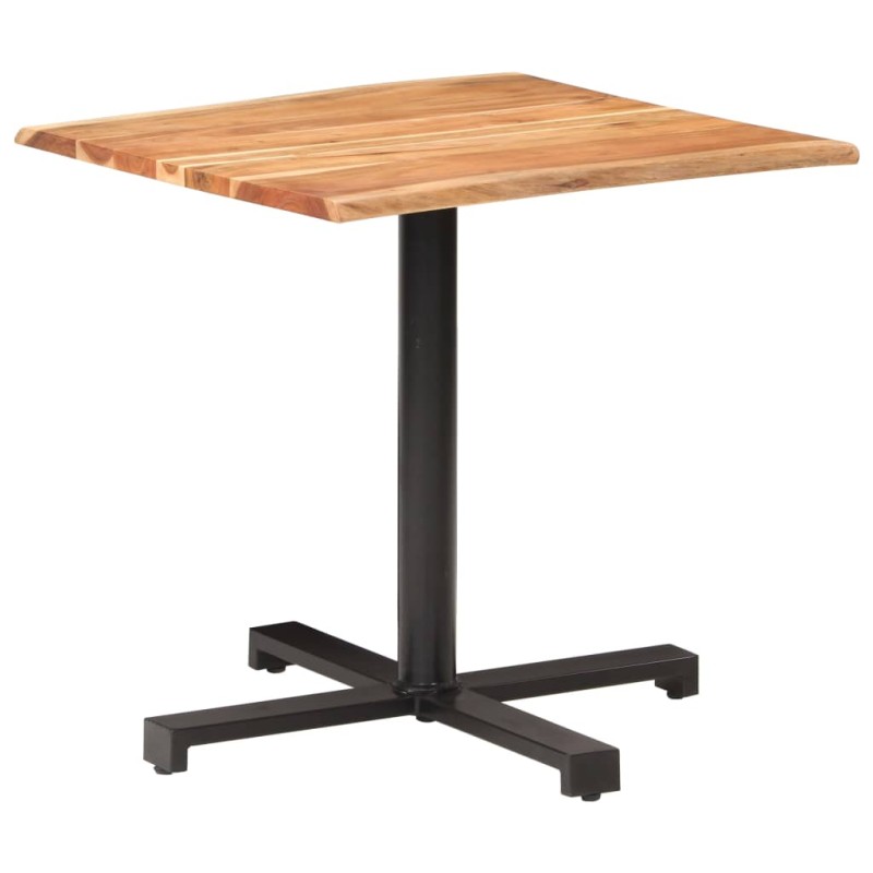 vidaXL Tavolino da Bistrot Bordi Spigoli Vivi 80x80x75 cm Legno Acacia vidaXL Tavolino da Bistrot Bordi Spigoli Vivi 80x80x75 cm Legno Acacia