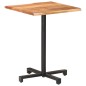 vidaXL Tavolino da Bistrot Bordi Spigoli Vivi 60x60x75 cm Legno Acacia vidaXL Tavolino da Bistrot Bordi Spigoli Vivi 60x60x75 cm Legno Acacia