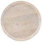 vidaXL Tavolino di Servizio Ø60x75 cm in Legno Massello di Mango vidaXL Tavolino di Servizio Ø60x75 cm in Legno Massello di Mango