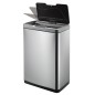 EKO Pattumiera con Sensore Mirage 45 L Argento Opaco EKO Pattumiera con Sensore Mirage 45 L Argento Opaco