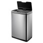 EKO Pattumiera con Sensore Mirage 45 L Argento Opaco EKO Pattumiera con Sensore Mirage 45 L Argento Opaco