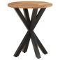 vidaXL Tavolino di Servizio 48x48x56cm in Legno Massello di Acacia