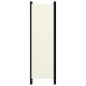 vidaXL Paravento a 3 Pannelli Bianco Crema 150x180 cm