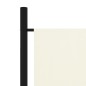 vidaXL Paravento a 3 Pannelli Bianco Crema 150x180 cm