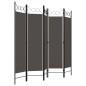 vidaXL Paravento a 5 Pannelli Antracite 200x180 cm vidaXL Paravento a 5 Pannelli Antracite 200x180 cm