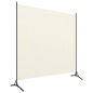 vidaXL Paravento Bianco 175x180 cm in Tessuto vidaXL Paravento Bianco 175x180 cm in Tessuto