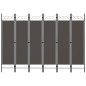 vidaXL Paravento a 6 Pannelli Antracite 240x180 cm vidaXL Paravento a 6 Pannelli Antracite 240x180 cm