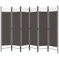 vidaXL Paravento a 6 Pannelli Antracite 240x180 cm vidaXL Paravento a 6 Pannelli Antracite 240x180 cm