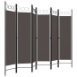vidaXL Paravento a 6 Pannelli Antracite 240x180 cm vidaXL Paravento a 6 Pannelli Antracite 240x180 cm