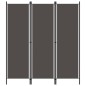 vidaXL Paravento a 3 Pannelli Antracite 150x180 cm