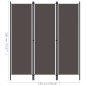 vidaXL Paravento a 3 Pannelli Antracite 150x180 cm