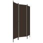 vidaXL Paravento 3 Pannelli Marrone 150x180 cm vidaXL Paravento 3 Pannelli Marrone 150x180 cm