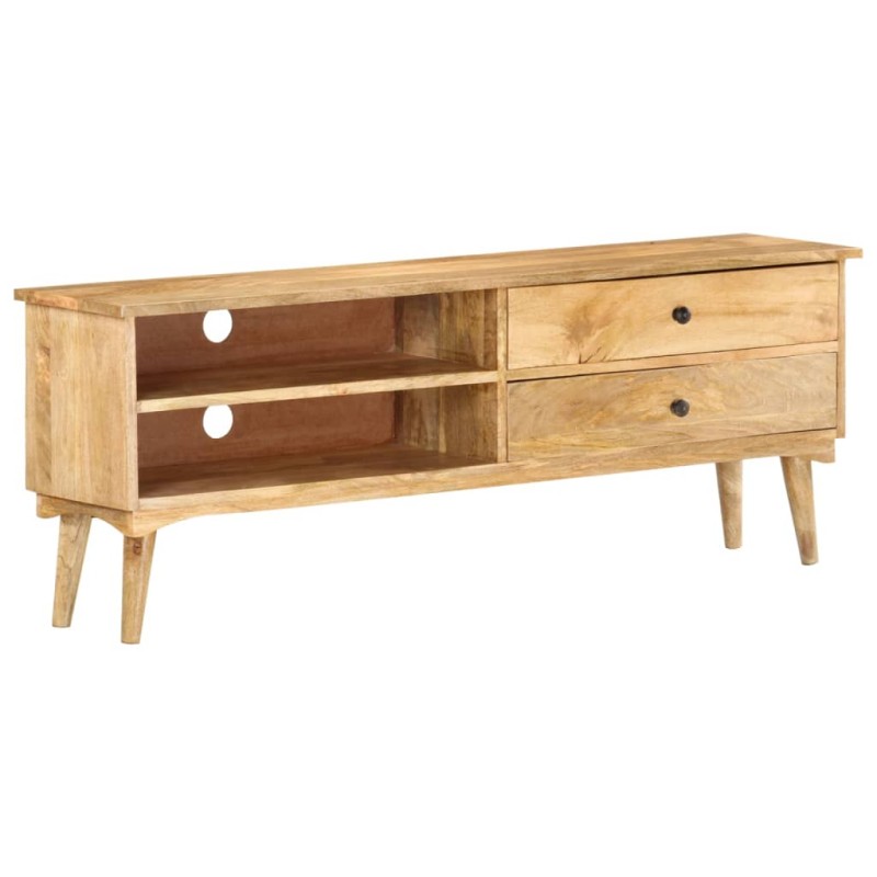 vidaXL Mobile Porta TV 140x30x50 cm in Legno Massello di Mango vidaXL Mobile Porta TV 140x30x50 cm in Legno Massello di Mango