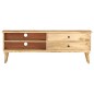 vidaXL Mobile Porta TV 140x30x50 cm in Legno Massello di Mango vidaXL Mobile Porta TV 140x30x50 cm in Legno Massello di Mango