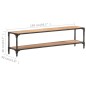 vidaXL Mobile Porta TV 150x30x40 cm Legno Massello di Acacia vidaXL Mobile Porta TV 150x30x40 cm Legno Massello di Acacia