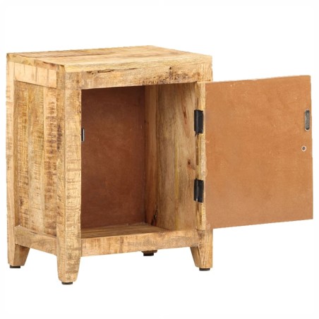 vidaXL Comodino 40x30x50 cm in Legno Massello di Mango