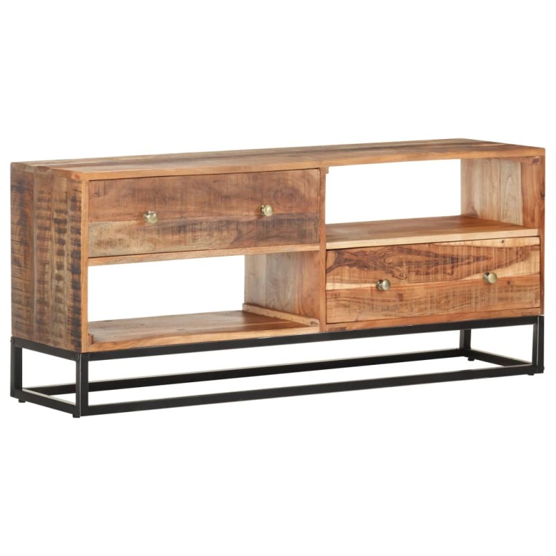 vidaXL Mobile Porta TV 120x30x50 cm in Legno di Acacia Grezzo vidaXL Mobile Porta TV 120x30x50 cm in Legno di Acacia Grezzo