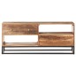 vidaXL Mobile Porta TV 120x30x50 cm in Legno di Acacia Grezzo vidaXL Mobile Porta TV 120x30x50 cm in Legno di Acacia Grezzo