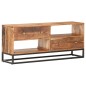 vidaXL Mobile Porta TV 120x30x50 cm in Legno di Acacia Grezzo vidaXL Mobile Porta TV 120x30x50 cm in Legno di Acacia Grezzo