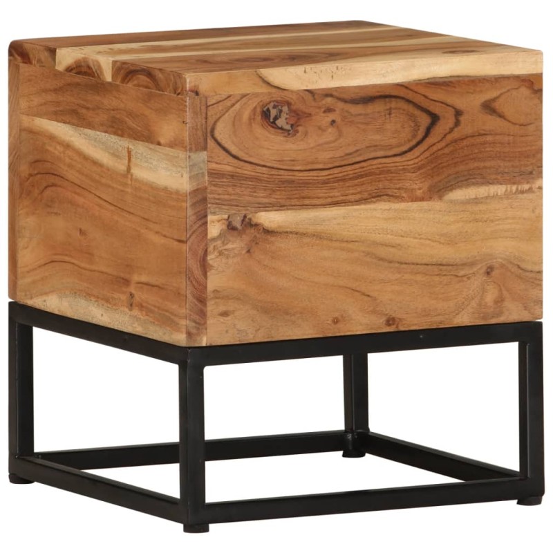 vidaXL Tavolino 30x30x33 cm in Legno Massello di Acacia vidaXL Tavolino 30x30x33 cm in Legno Massello di Acacia