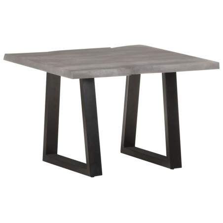 vidaXL Tavolino da Caffè con Bordi Vivi 60x60x40 cm in Massello Acacia