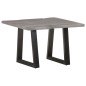 vidaXL Tavolino da Caffè con Bordi Vivi 60x60x40 cm in Massello Acacia vidaXL Tavolino da Caffè con Bordi Vivi 60x60x40 cm in Massello Acacia