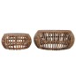 vidaXL Tavolini da Salotto 2 pz in Rattan Naturale vidaXL Tavolini da Salotto 2 pz in Rattan Naturale