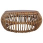 vidaXL Tavolini da Salotto 2 pz in Rattan Naturale vidaXL Tavolini da Salotto 2 pz in Rattan Naturale