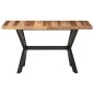 vidaXL Tavolo da Pranzo 140x70x75 cm Legno Massello con Finitura Miele vidaXL Tavolo da Pranzo 140x70x75 cm Legno Massello con Finitura Miele