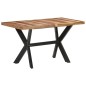 vidaXL Tavolo da Pranzo 140x70x75 cm Legno Massello con Finitura Miele vidaXL Tavolo da Pranzo 140x70x75 cm Legno Massello con Finitura Miele