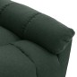 vidaXL Poltrona Massaggiante Reclinabile Verde Scuro in Tessuto vidaXL Poltrona Massaggiante Reclinabile Verde Scuro in Tessuto