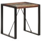 vidaXL Tavolo da Pranzo 70x70x75 cm in Legno Massello di Recupero vidaXL Tavolo da Pranzo 70x70x75 cm in Legno Massello di Recupero