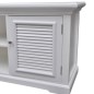 vidaXL Porta TV Bianco in Legno
