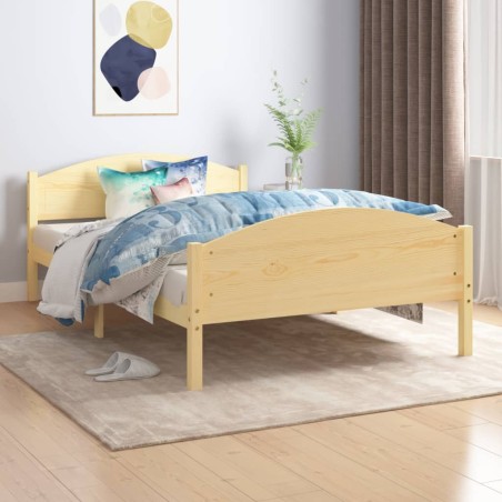 vidaXL Giroletto in Legno Massello di Pino 120x200 cm