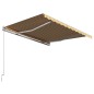 Tenda da Sole Retrattile Manuale 300x250 cm Gialla e Bianca Tenda da Sole Retrattile Manuale 300x250 cm Gialla e Bianca