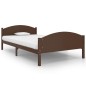 vidaXL Giroletto senza Materasso Marrone Scuro 120x200 cm Legno Pino vidaXL Giroletto senza Materasso Marrone Scuro 120x200 cm Legno Pino