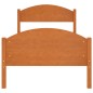 vidaXL Giroletto Marrone Miele in Legno Massello di Pino 100x200 cm